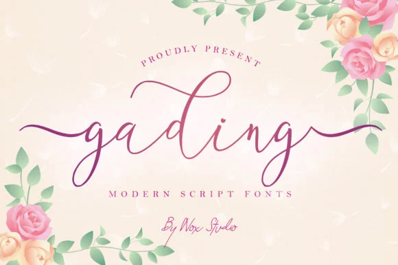 Gading Font by Nox Studio — Script Handwritten Font
