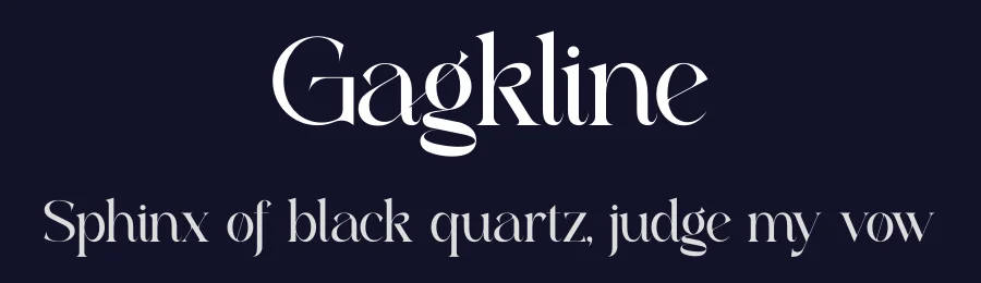 Gagkline by Storytype Studio — Serif Font — thumbnail 2