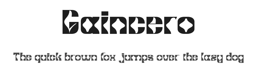 Gaincero by Muksal Creative — Decorative Font