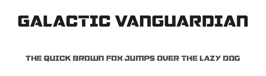 Galactic Vanguardian by Fontry — Display Font