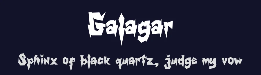 Galagar by Jadatype — Decorative Font — thumbnail 2