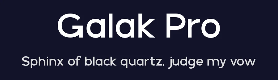 Galak Pro by Luhop Creative — Sans Serif Font — thumbnail 2