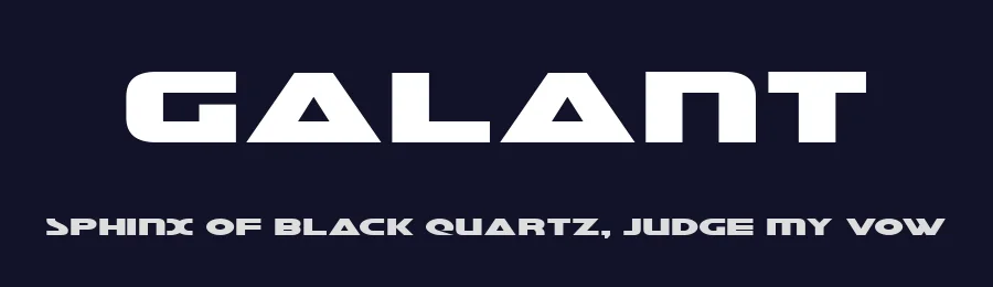 Galant by Iconian Fonts — Display Font — thumbnail 2