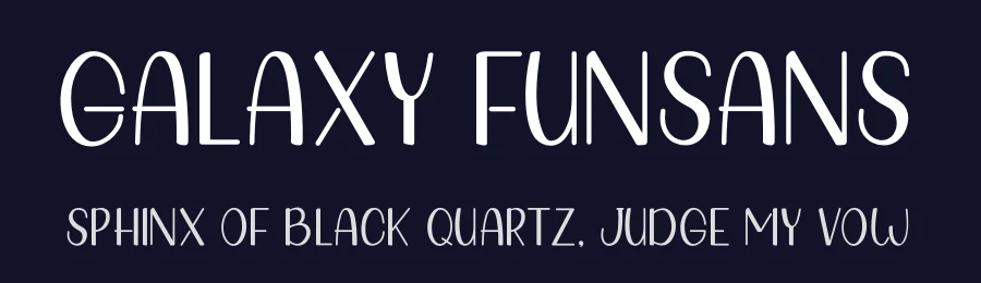 Galaxy Funsans by The Typerex — Decorative Font — thumbnail 2