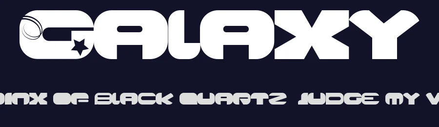 Galaxy by Franky van Deursen — Display Font — thumbnail 2