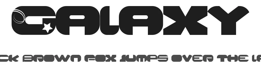 Galaxy by Franky van Deursen β Display Font