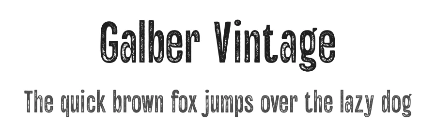 Galber Vintage