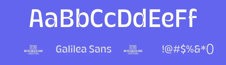 Galilea Sans by Måns Grebäck — Sans Serif Font — thumbnail 3