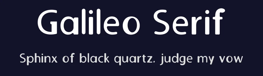 Galileo Serif by Inermedia Studio — Sans Serif Font — thumbnail 2