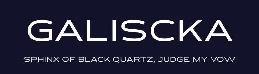 Galiscka by Mo Ya — Sans Serif Font — thumbnail 2