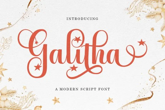 Galitha Font by LetterFreshStudio — Script Handwritten Font