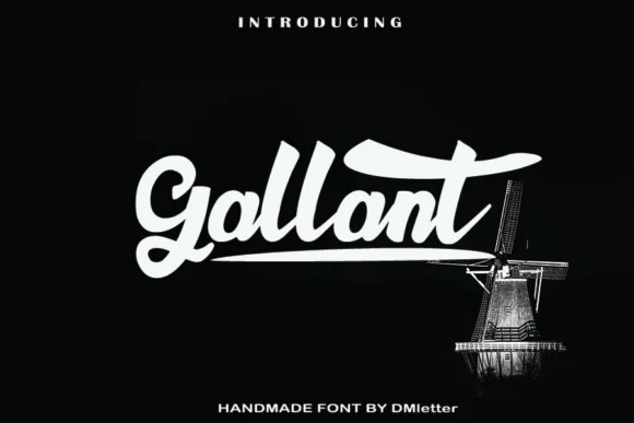 Gallant Font by dmletter31 β Script Handwritten Font