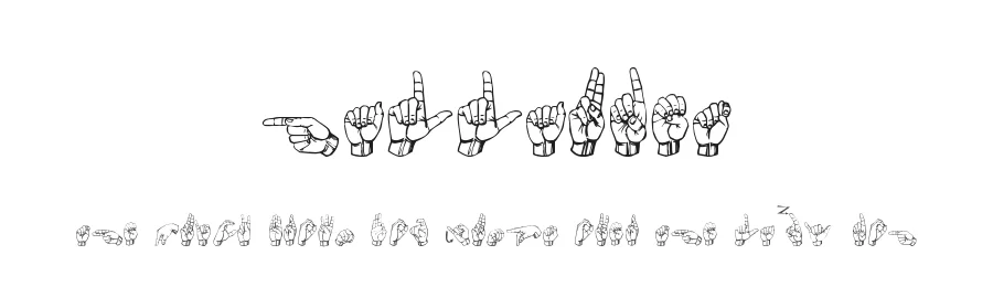 Gallaudet by David Rakowski — Dingbats Font