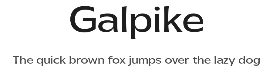 Galpike by Letterhend Studio — Sans Serif Font
