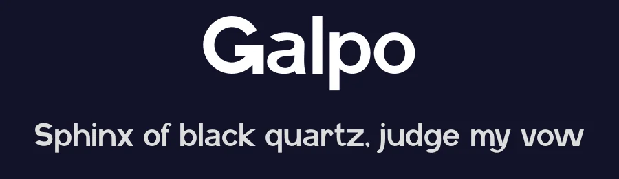 Galpo by Gilang Ternadho — Sans Serif Font — thumbnail 2
