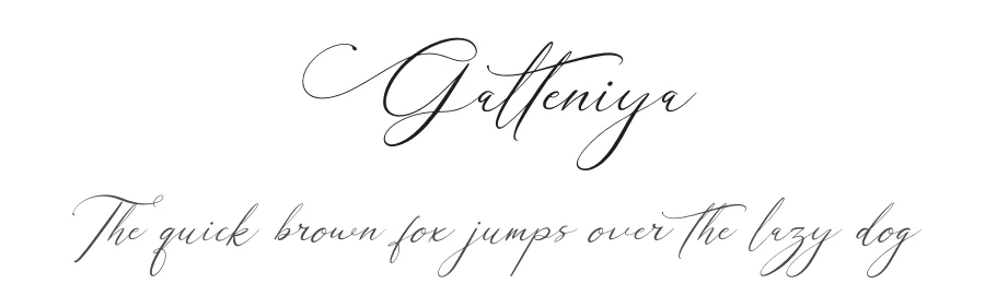 Galteniya by Denustudios — Script Handwritten Font