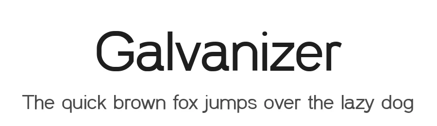 Galvanizer by UI Creative β Sans Serif Font