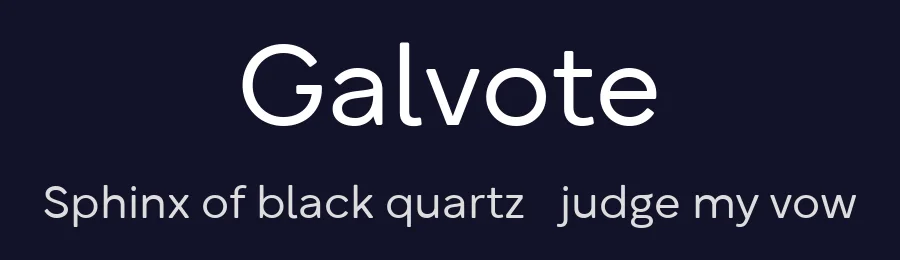 Galvote by Maulana Creative — Sans Serif Font — thumbnail 2