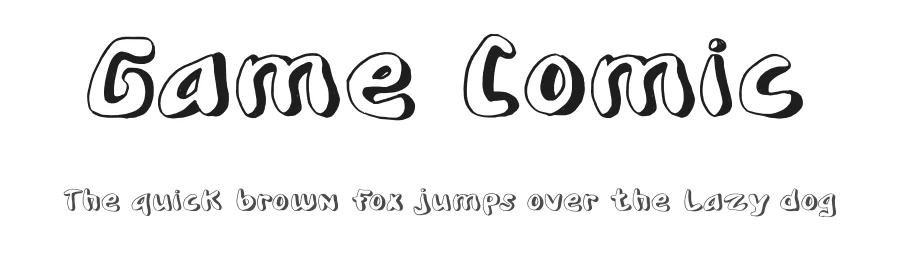 Game Comic by Reguler Studio — Decorative Font