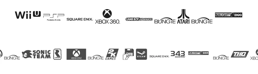 Game Logos by xstreamed.tv — Dingbats Font