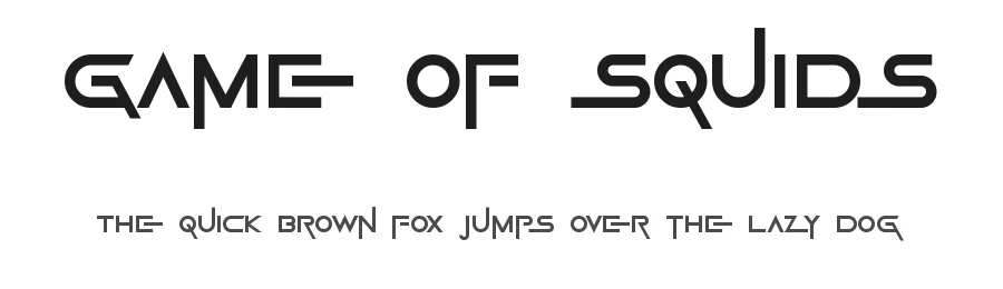Game Of Squids by Hawtpixel — Display Font