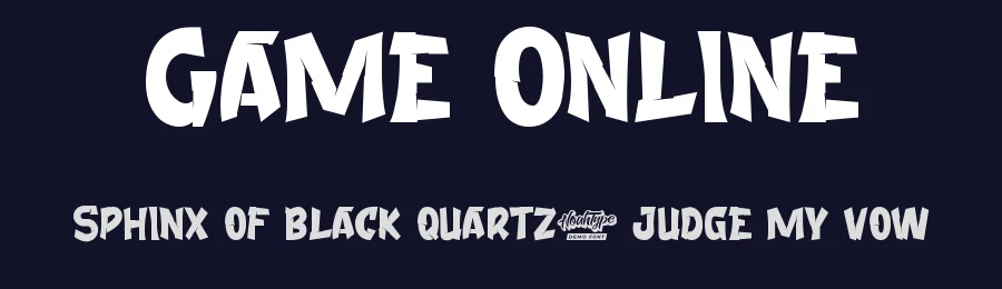 Game Online by Noah Type — Decorative Font — thumbnail 2
