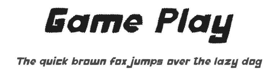 Game Play by Noah Type β Decorative Font