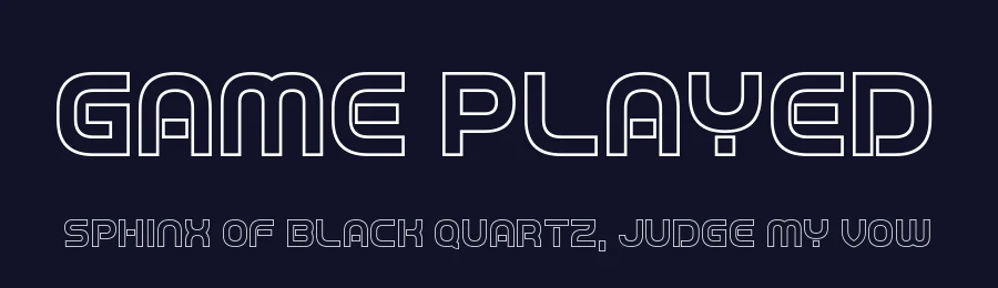 Game Played by Chequered Ink — Display Font — thumbnail 2