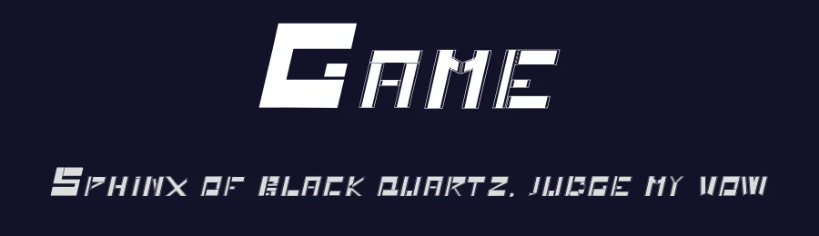 Game by In Pressione di Carattere — Display Font — thumbnail 2