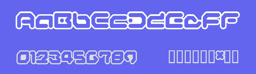 Gameboy Gamegirl by Lovedesign Co. — Display Font — thumbnail 3