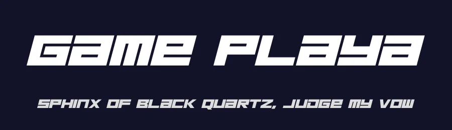 Game Playa by Hawtpixel — Display Font — thumbnail 2