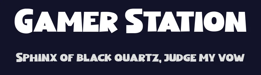 Gamer Station by Blankids — Decorative Font — thumbnail 2