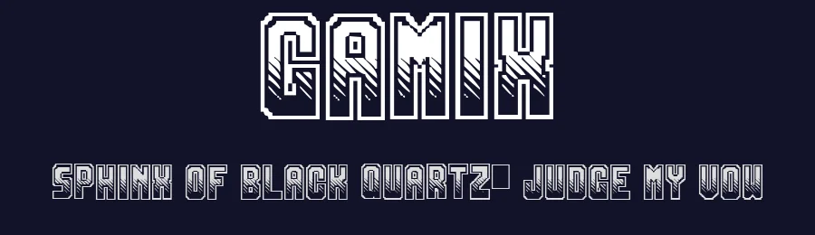 Gamix by imagex — Decorative Font — thumbnail 2