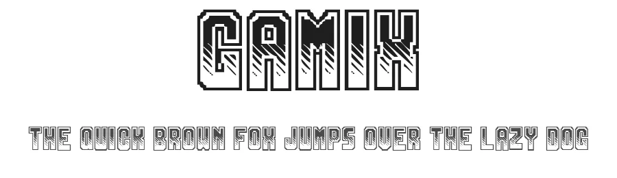 Gamix by imagex — Decorative Font
