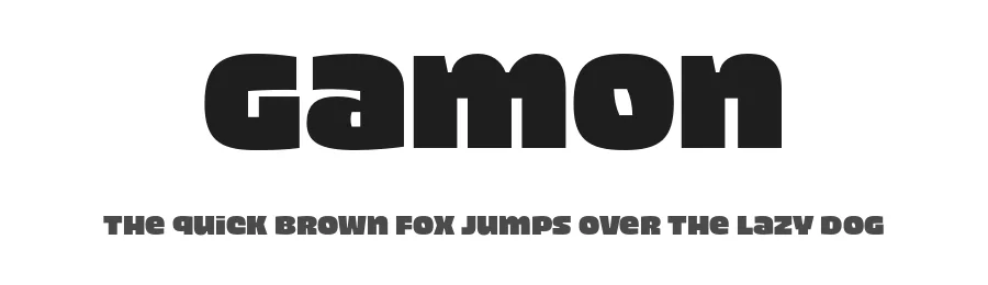 Gamon by Eko Bimantara — Sans Serif Font