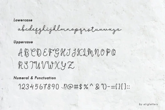 Ganella Font by etigletters — Script Handwritten Font — thumbnail 2