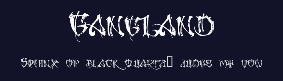 Gangland by Billy Argel Fonts ® — Script Handwritten Font — thumbnail 2