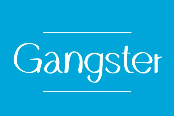 Gangster Font by Sawanarod by Sawanarod — Script Handwritten Font