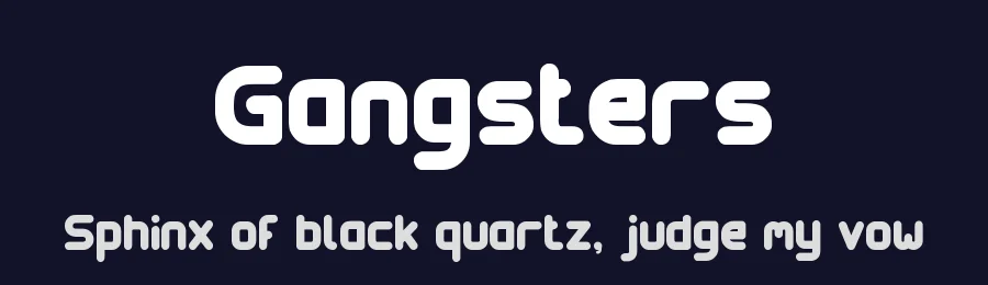 Gangsters by weknow — Decorative Font — thumbnail 2