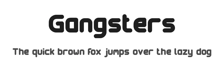 Gangsters by weknow — Decorative Font