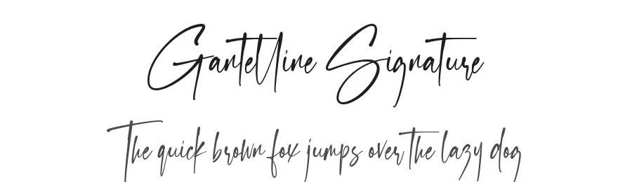 Gantelline Signature