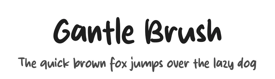 Gantle Brush
