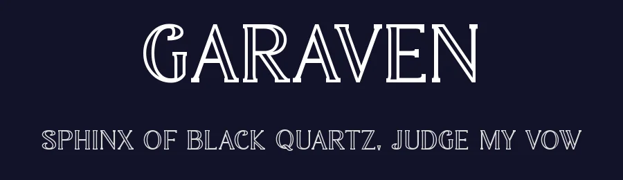 Garaven by Muflieart — Serif Font — thumbnail 2
