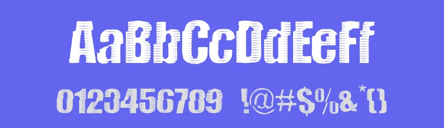 Garbage And Death Attic by Woodcutter — Decorative Font — thumbnail 3