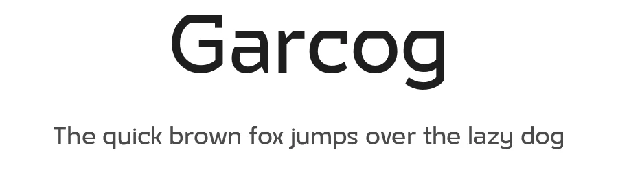 Garcog by Patria Ari Typestudio — Sans Serif Font