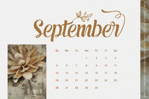 Garden House Font by syafbe by syafbe — Script Handwritten Font — thumbnail 3