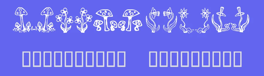 Garden Dingbats by Omega Font Labs — Dingbats Font — thumbnail 3