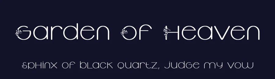 Garden Of Heaven by Miftah Arzaq — Decorative Font — thumbnail 2