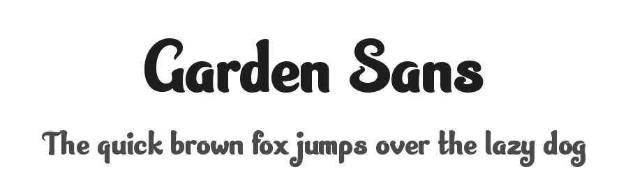 Garden Sans