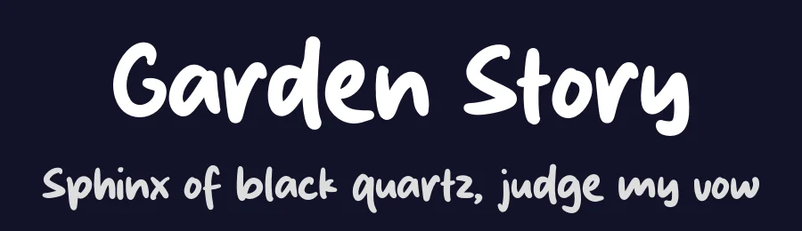 Garden Story by Origin Type — Script Handwritten Font — thumbnail 2